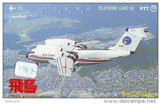 Télécarte Japon *  (1987) Japan Phonecard Airplane * Flugzeug Avion * AVION * AIRLINES * - Flugzeuge