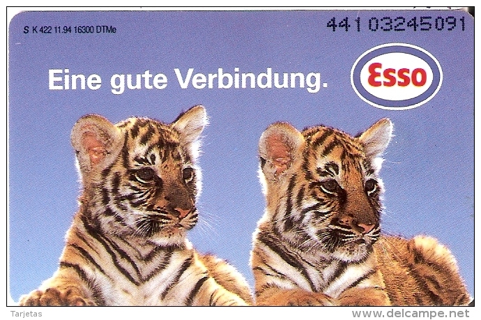 TARJETA DE ALEMANIA DE UN TIGRE (TIGER-ESSO) - K-Series : Customers Sets