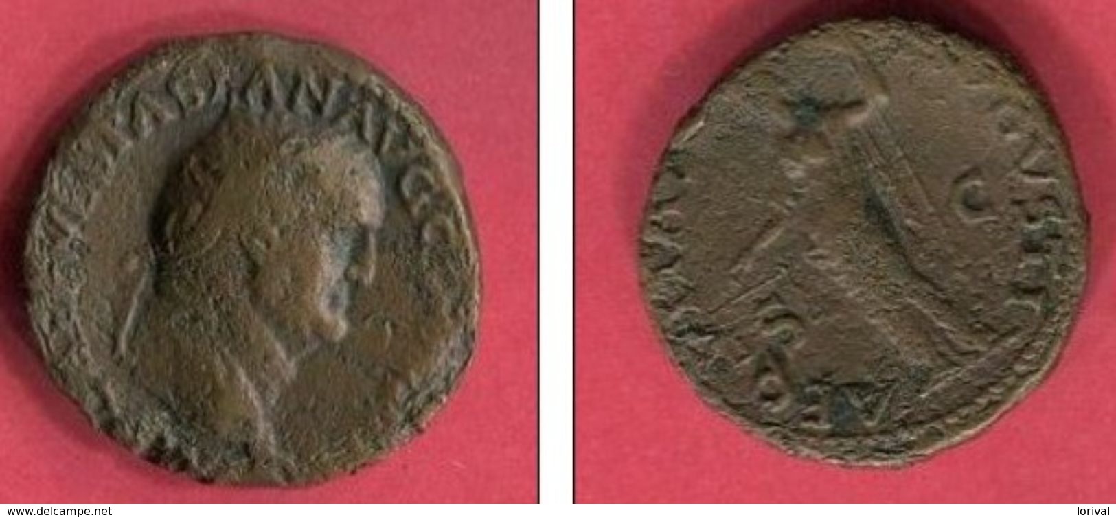 VESPASIEN     AS      '( C 495  )   TB  37 - The Flavians (69 AD Tot 96 AD)