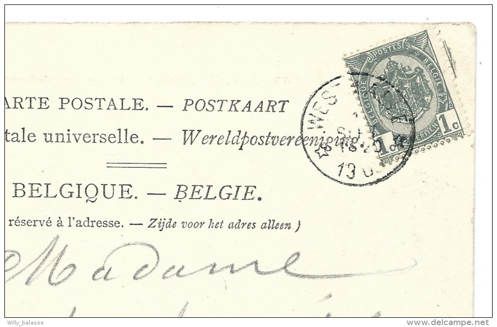 CPA - WESTMALLE - Cistercienzer Abdij - Trappisten - Gezicht Des Kloosters - Westkant - Abbaye - Cachet Relais   // - Malle