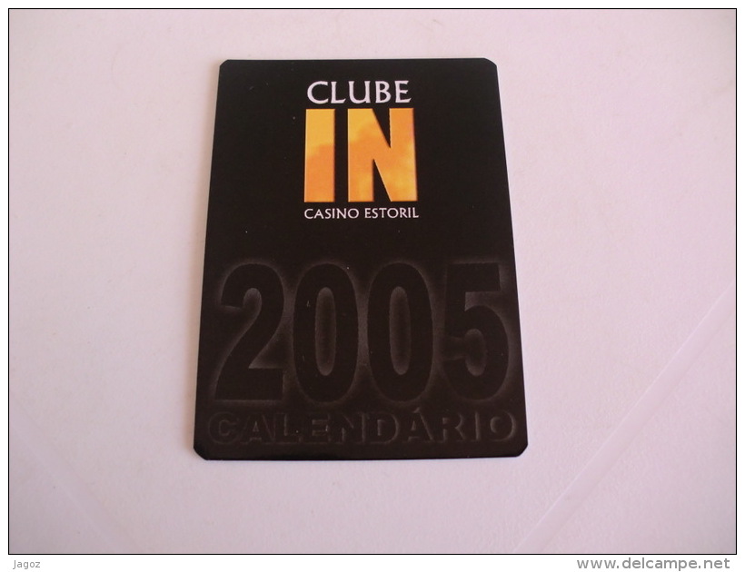 Casino Estoril Portugal Portuguese Pocket Calendar 2005 - Petit Format : 2001-...