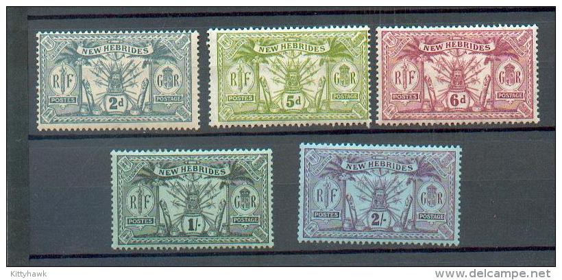 NH 90  - YT 51-53-54-55-56 *  Charnière Complète - Unused Stamps