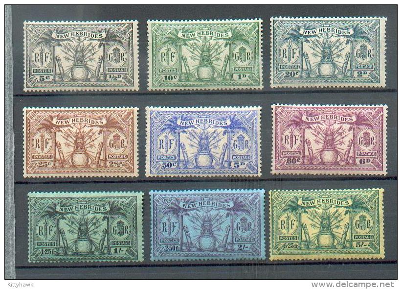 NH 97  - YT 91 à 99 *  Charnière Complète - Unused Stamps