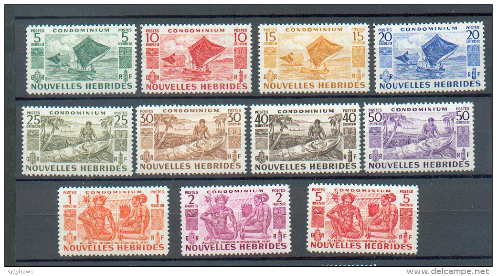 NH 106  - YT 144 à 154 *  Charnière Complète - Unused Stamps