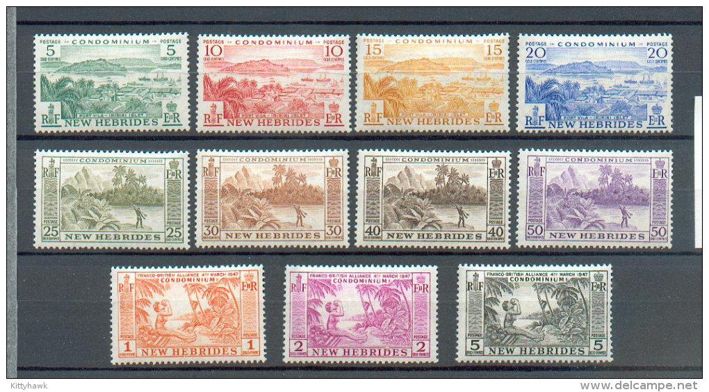 NH 110  - YT 186 à 196 *  Charnière Complète - Unused Stamps