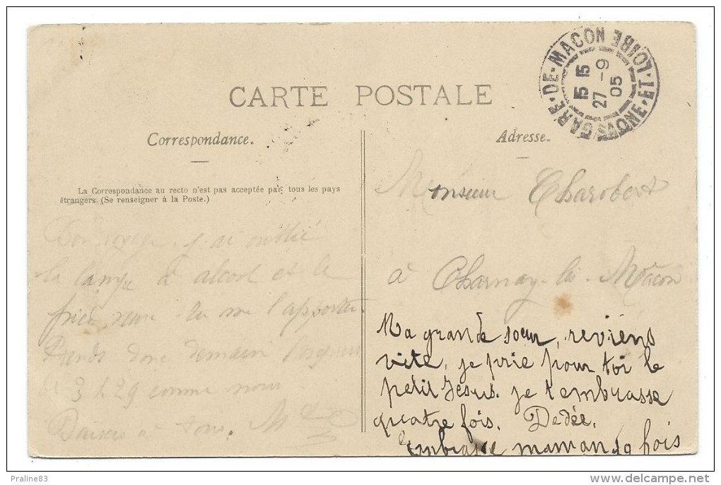 CPA - BRESSAN, LE JOUR DE LA SAINT MARTIN - Circulé 1905 - D. Duval, Phot. à Bourg - Europe