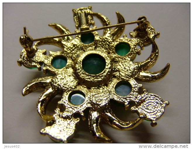 VINTAGE BROCHE ANTIGUO DE BISUTERÍA - Broche Vintage Antique Jewelry - BROOCH VINTAGE ANTIQUE JEWELRY - Spille
