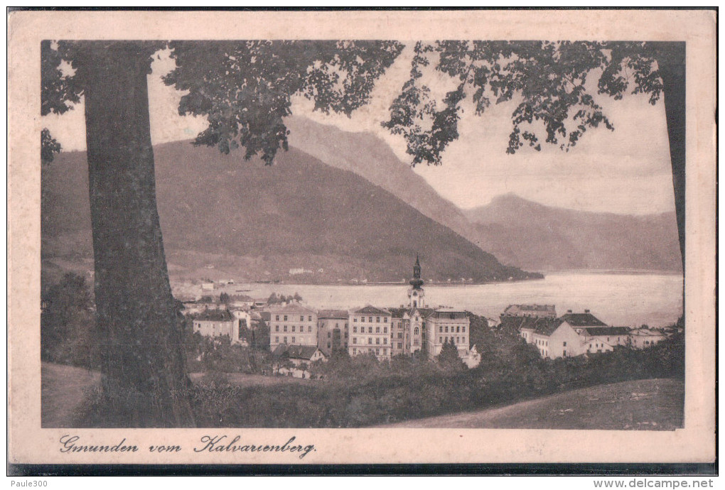 Gmunden - Vom Kalvarienberg - Gmunden