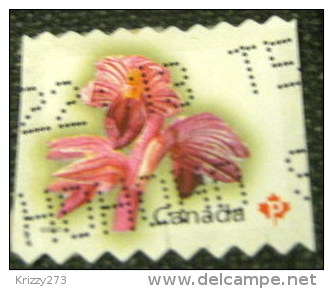 Canada 2010 Orchid Flowers - Used - Used Stamps