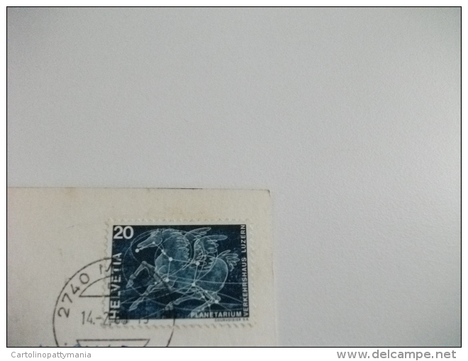 STORIA POSTALE FRANCOBOLLO COMMEMORATIVO Svizzera Aereo 5531 Mirages En Escadrille - 1946-....: Moderne