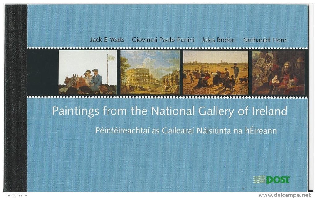 Irlande: Carnet De Prestige 1458 ** ( Tableaux - 1458/ 1461) - Booklets