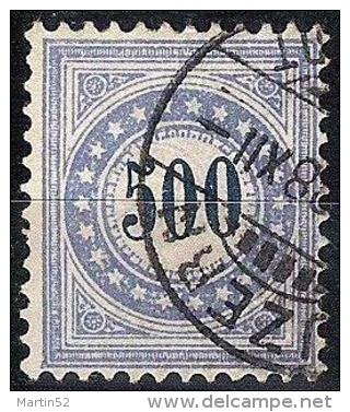 Portomarke 1878: Zu 9 II K (Rahmentype II) Mit O LUZERN 1880  (Zu CHF 110.00) FALZHELL - Taxe