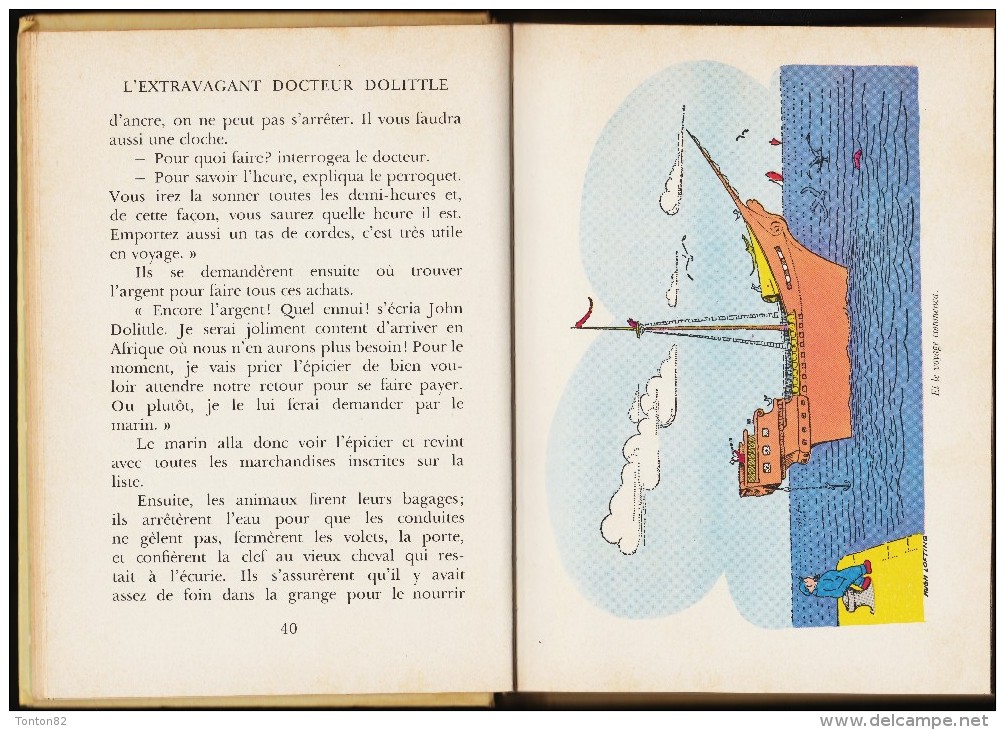 Hugh Lofting - L'Extravagant Docteur Dolittle - Idéal Bibliothèque N° 322 - ( 1967 ) . - Ideal Bibliotheque