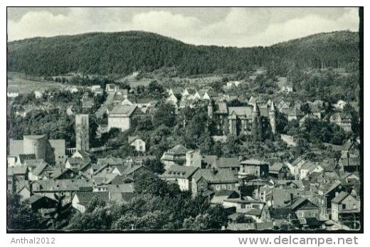 Herborn Gesamtansicht Fabrik Wohngebiet Wohnhäuser Sw 14.1.1968 - Herborn