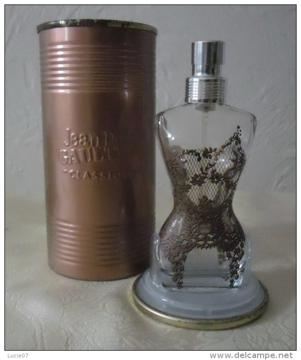 JPG  GAULTIER   RARE TAILLE DE  LE CLASSIQUE  Eau De Parfum    20 ML   Vide - Bottles (empty)