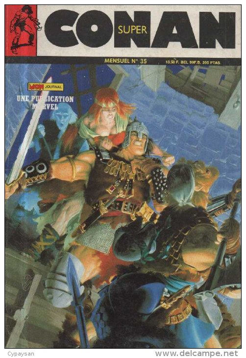 CONAN SUPER N° 35  BE MON JOURNAL 07-1988 - Conan