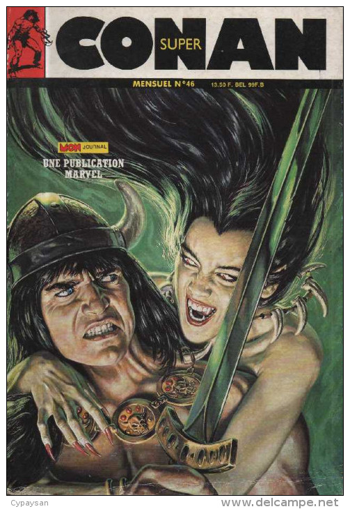 CONAN SUPER N° 46  BE MON JOURNAL 06-1989 - Conan
