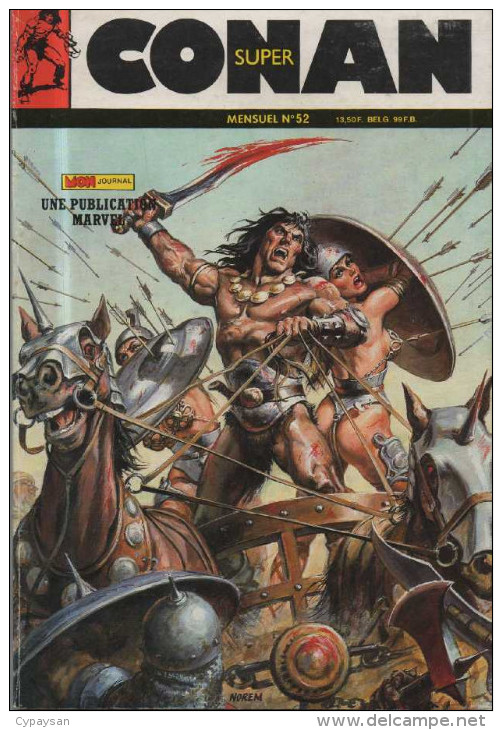 CONAN SUPER N° 52  BE MON JOURNAL 12-1989 - Conan