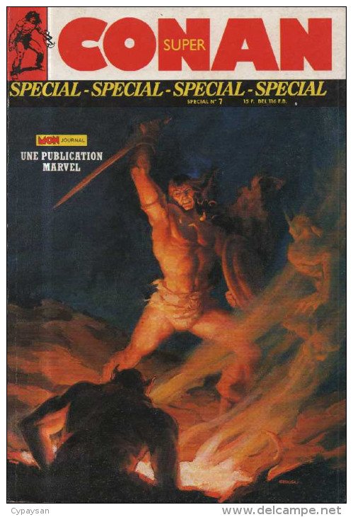 CONAN SUPER SPECIAL N° 7  BE MON JOURNAL 11-1988 - Conan