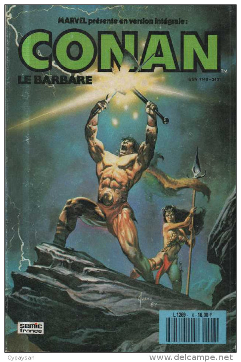 CONAN LE BARBARE N° 6 BE SEMIC 09-1990 - Conan