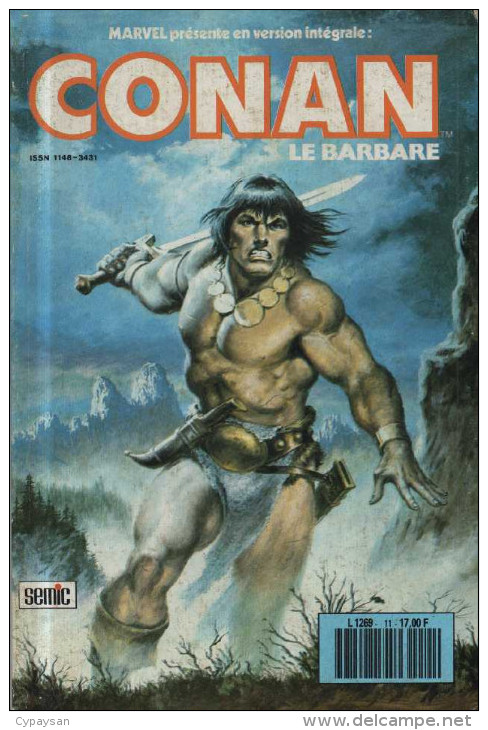 CONAN LE BARBARE N° 11 BE SEMIC 01-1991 - Conan