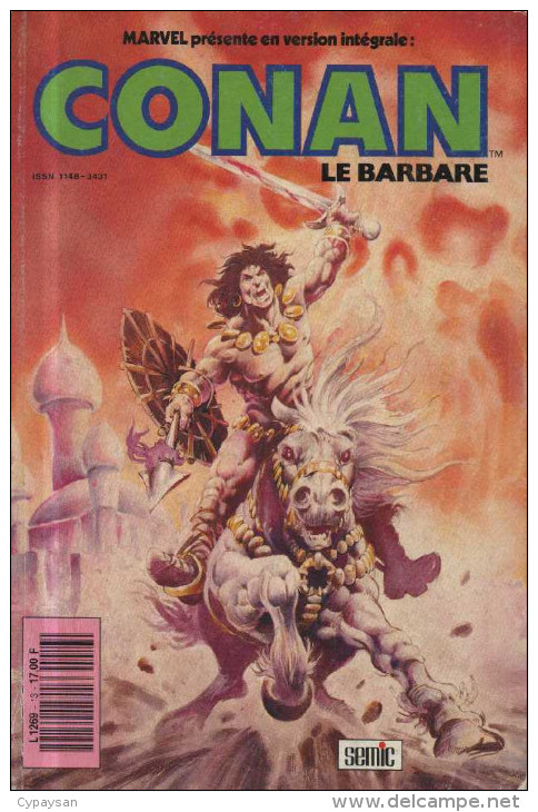 CONAN LE BARBARE N° 13 BE SEMIC 03-1991 - Conan