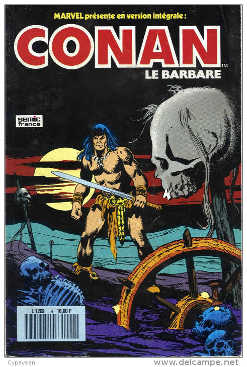 CONAN LE BARBARE N° 4 BE SEMIC 07-1990 - Conan