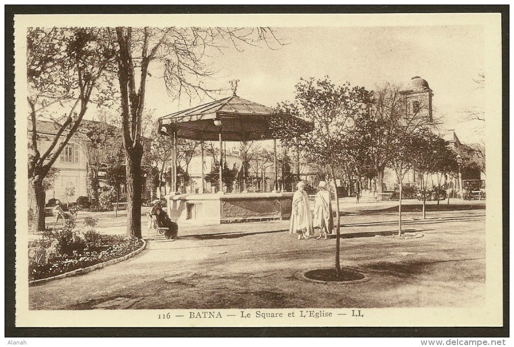 BATNA Rare Le Square Et L'Eglise (LL) Algérie - Batna