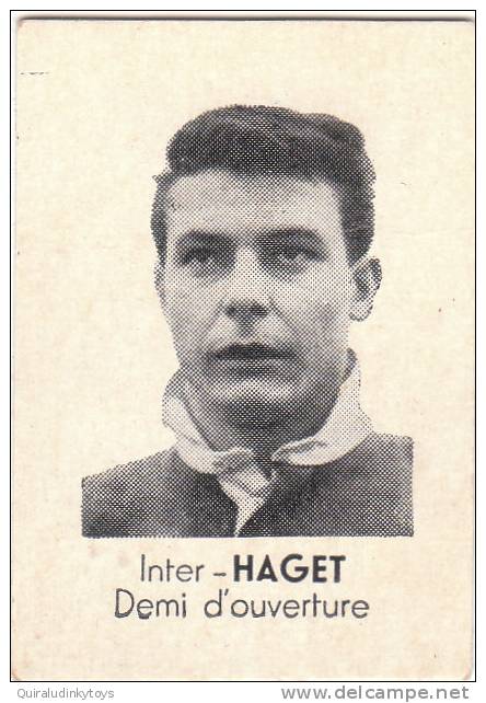 HAGET DEMI D'OUVERTURE IMAGE 3.5X5.5 BON ETAT VOIR SCANS - Rugby