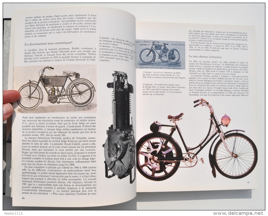 HISTOIRE de la MOTO - Jacques POTHERAT - Editions Erasme & Atlas, 1980