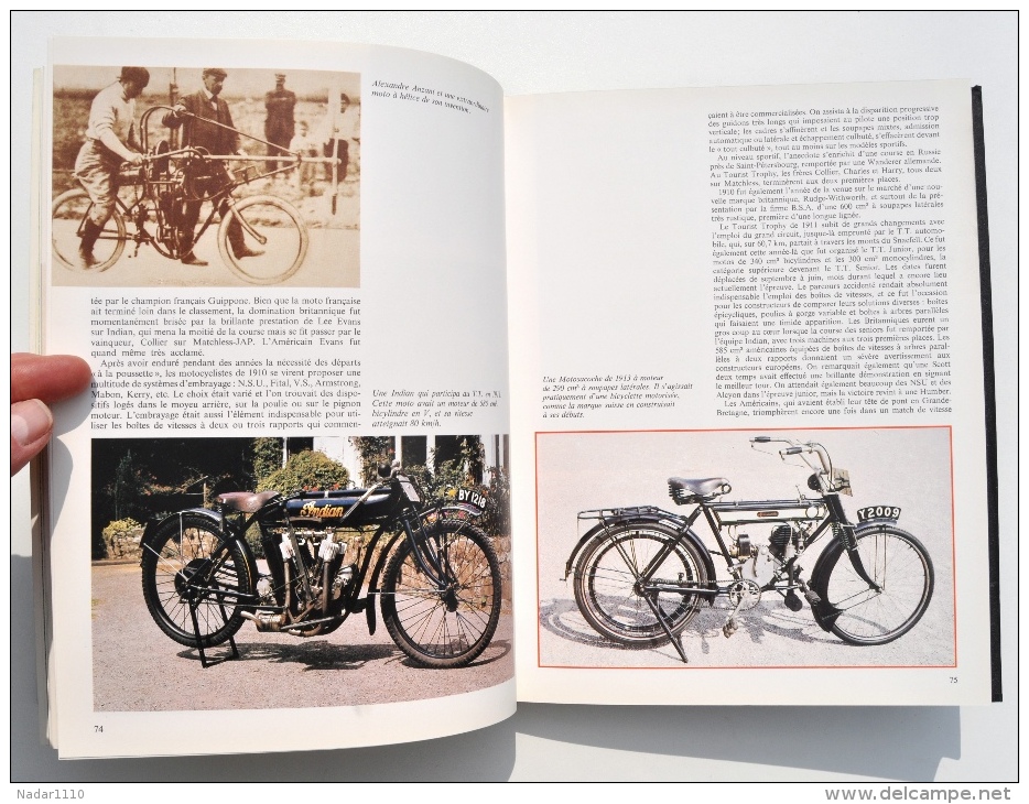 HISTOIRE de la MOTO - Jacques POTHERAT - Editions Erasme & Atlas, 1980