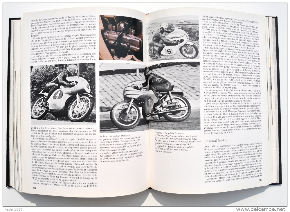 HISTOIRE de la MOTO - Jacques POTHERAT - Editions Erasme & Atlas, 1980