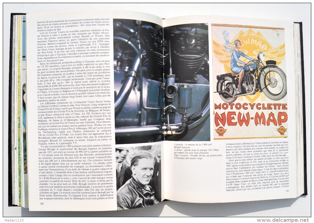 HISTOIRE de la MOTO - Jacques POTHERAT - Editions Erasme & Atlas, 1980