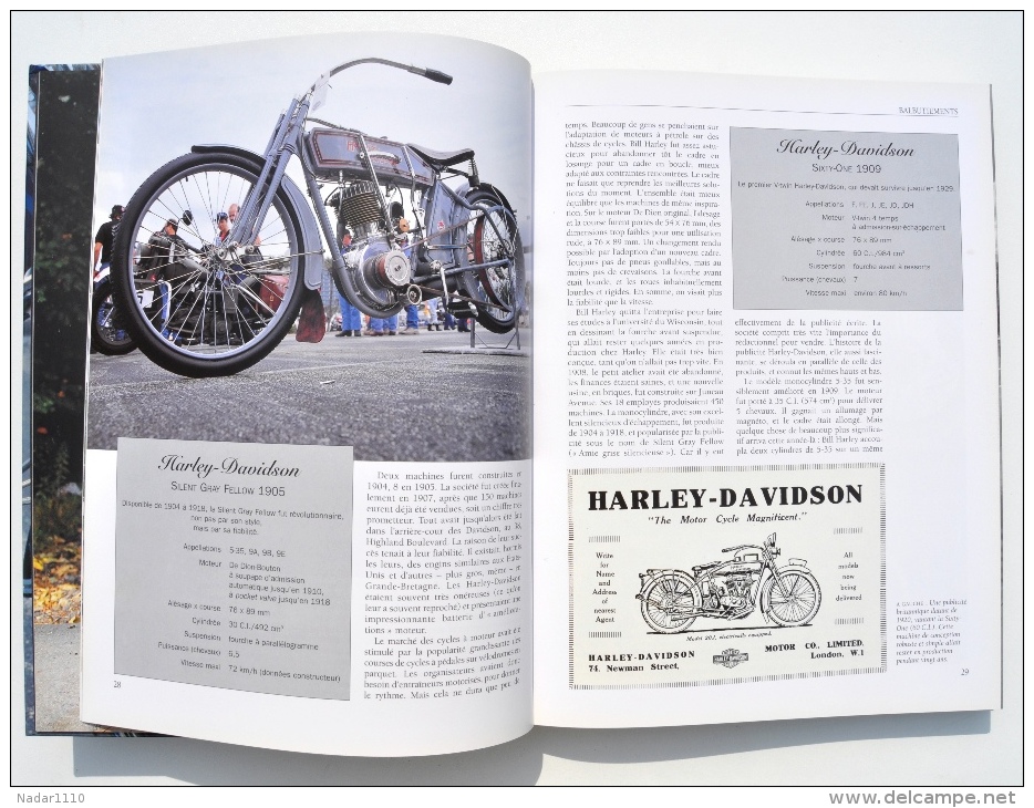 Le GRAND LIVRE Des HARLEY-DAVIDSON Par Shaun Barrington - Solar, - Motorfietsen