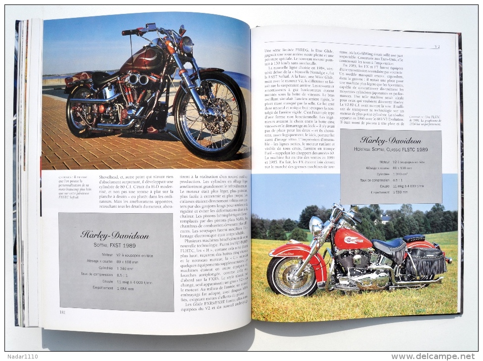 Le GRAND LIVRE des HARLEY-DAVIDSON par Shaun Barrington - Solar,