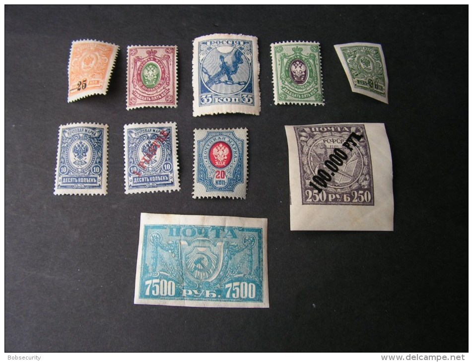 ==  Rusland Very Old Lot  ** MNH - Unused Stamps