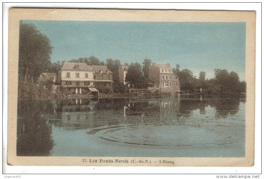 CPSM MORIEUX (Côtes D'Armor) - LES PONTS NEUFS : L'étang - Morieux