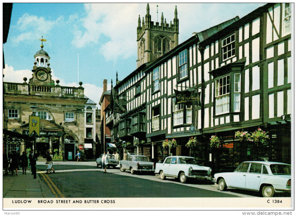 LUDLOW   BROAD  STREET AND  BUTTER CROSS        (NUOVA) - Shropshire