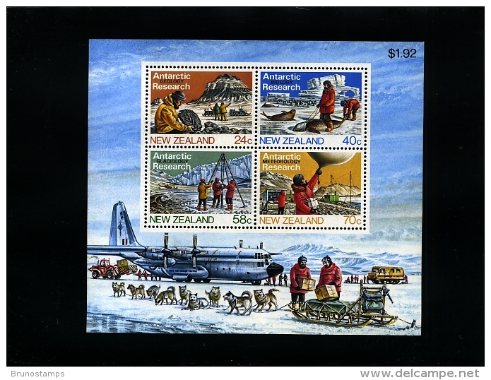 NEW ZEALAND - 1984  ANTARCTIC INVOLVEMENT  MS   MINT NH - Blocchi & Foglietti