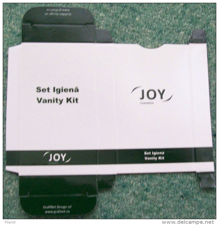 ROMANIA-VANITY KIT / SOAP / SEWING  KIT / FLAGRANCE / SHOWER CAP.....-GRAFINET FACTORY,BUCHAREST-SKILLET - Labels