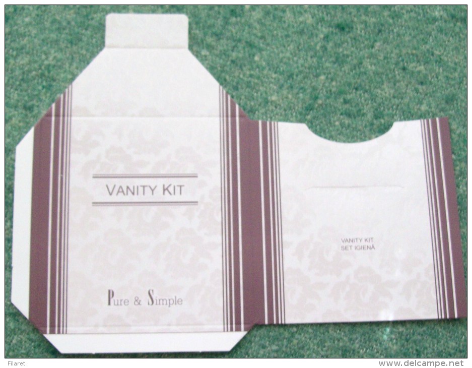 ROMANIA-VANITY KIT / SOAP / SEWING  KIT / FLAGRANCE / SHOWER CAP.....-GRAFINET FACTORY,BUCHAREST-SKILLET - Etiketten