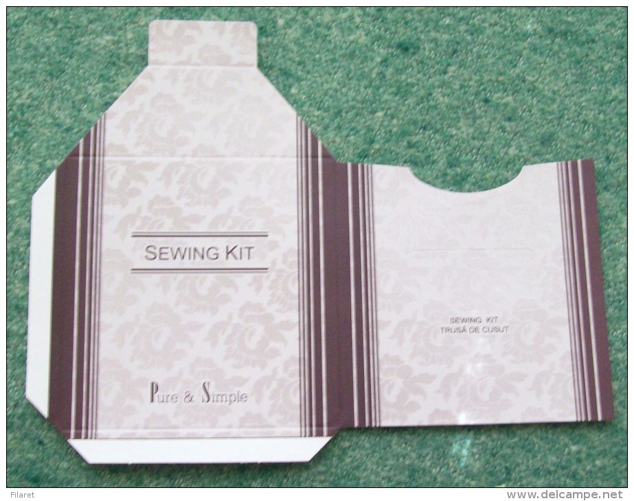 ROMANIA-VANITY KIT / SOAP / SEWING  KIT / FLAGRANCE / SHOWER CAP.....-GRAFINET FACTORY,BUCHAREST-SKILLET - Labels