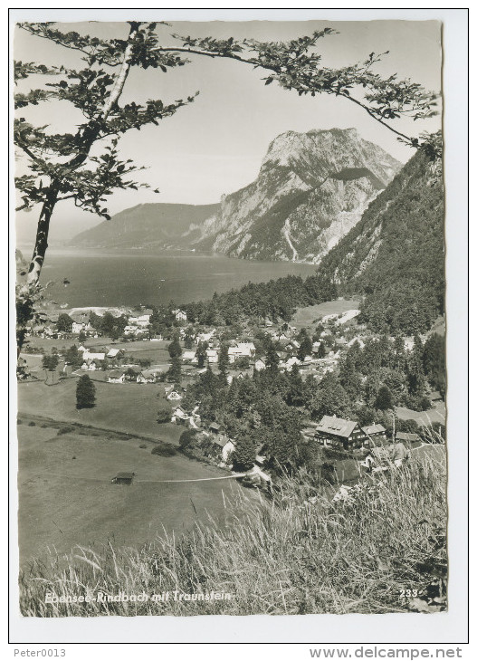 Ebensee-Rindbach Mit Traunstein. Normalformat - Ebensee