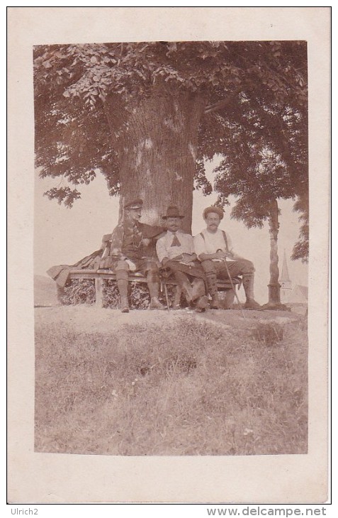 AK Foto Soldat Mit Zivilisten - Hammelburg - 1910 (13971) - Hammelburg