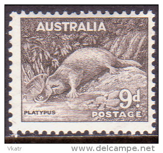 AUSTRALIA 1938 SG #173 9d MLH OG Perf 14x13½ Platypus - Mint Stamps