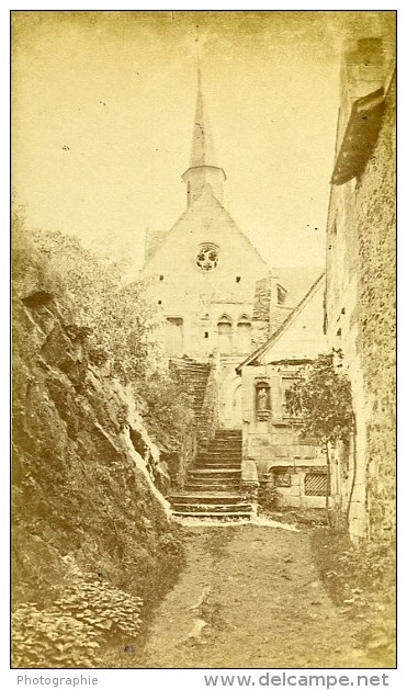 Chapelle ND De Behuard 49170 Angers France Ancienne CDV Photo 1870 - Old (before 1900)