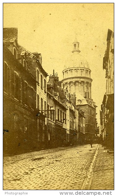 Rue Principlae Cathedrale 62200 Boulogne Sur Mer France Ancienne CDV De Mauny Photo 1870 - Anciennes (Av. 1900)