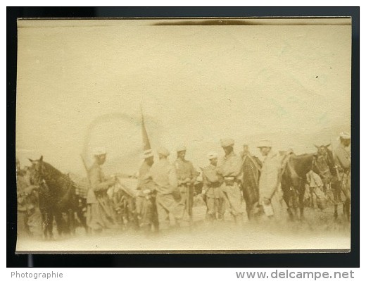 Maroc Guerre Du Rif Camp Du Saf Goumiers Espagnols Et Moi Ancienne Photo Amateur 1925 - Africa