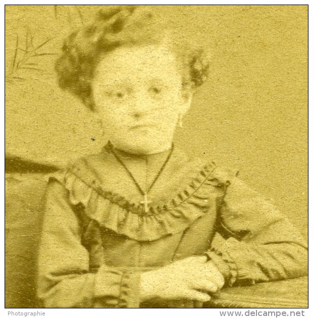 France Douai Enfant Mode Ancienne CDV Photo Cebe 1890 - Old (before 1900)