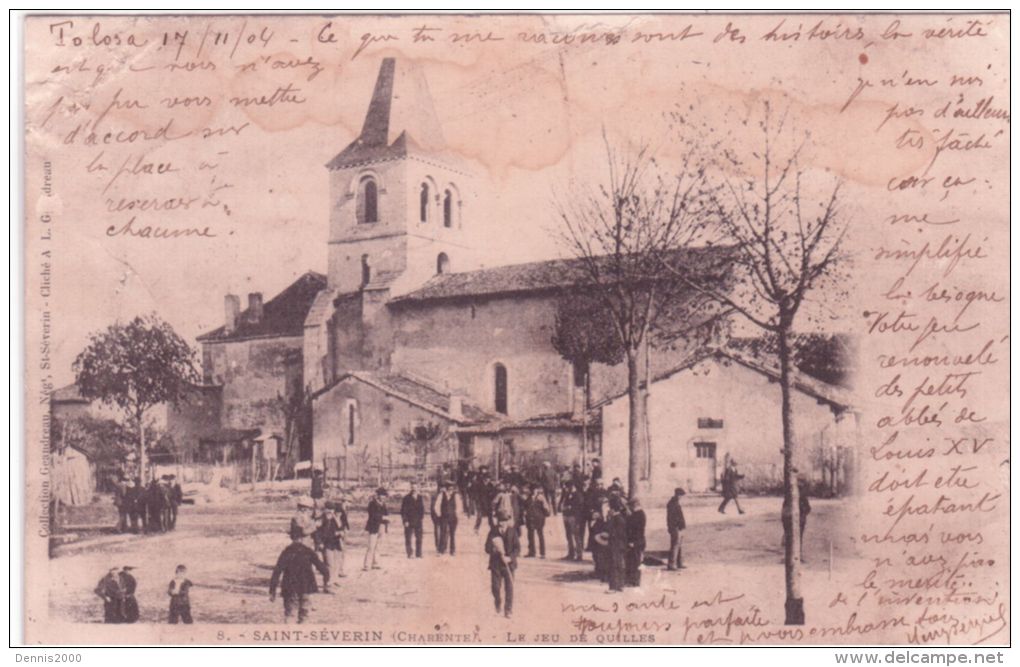 8- Saint-Séverin ( Charente ) Le Jeu De Quilles - Coll. Gendreau - Juegos